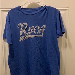 Blue RVCA shirt